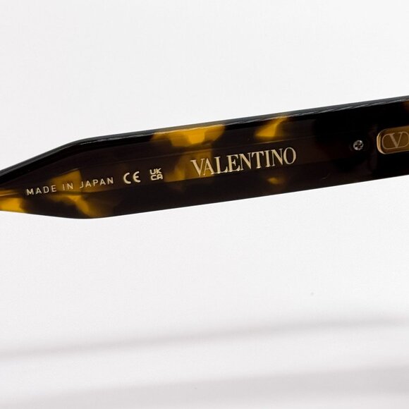 NEW VALENTINO SUNGLASSES WOMEN HAVANA V-GOLD-II VLS-162B EYEWEAR main image 6